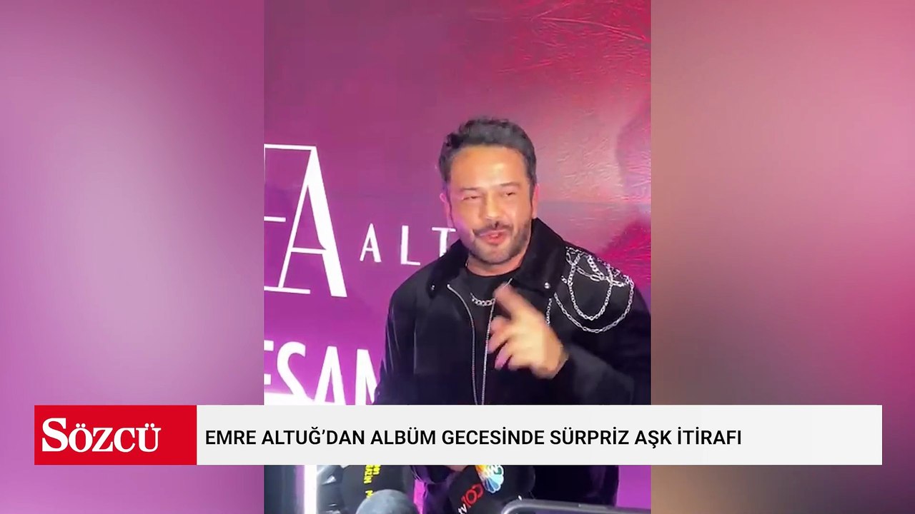 Emre Altuğ’dan albüm gecesinde sürpriz aşk itirafı: “1,5 senedir hayatımda biri var”