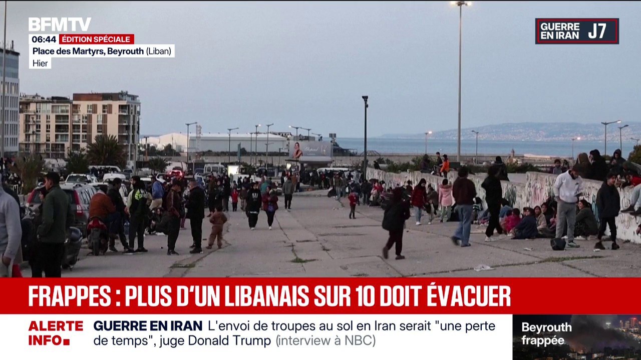 Guerre au Moyen-Orient: plus d'un Libanais sur dix doit évacuer