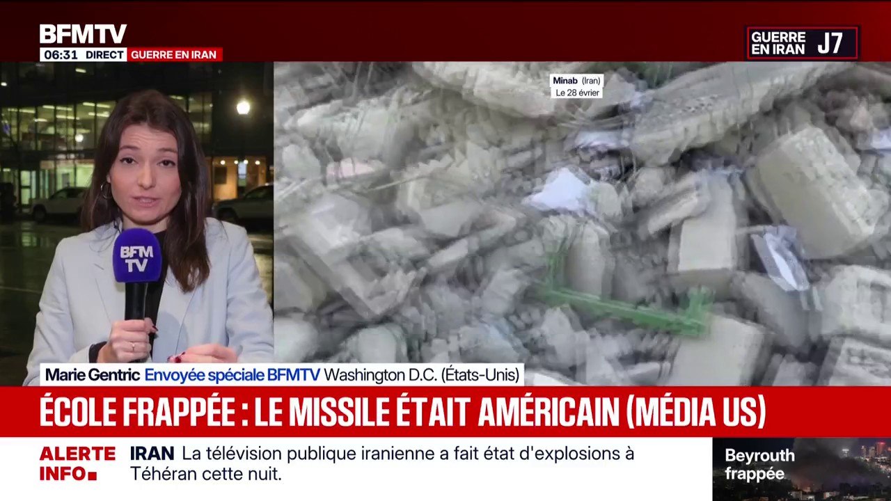 Guerre au Moyen-Orient: ce serait un missile américain qui aurait frappé l'école en Iran, faisant 175 morts, les victimes avaient principalement entre 7 et 12 ans