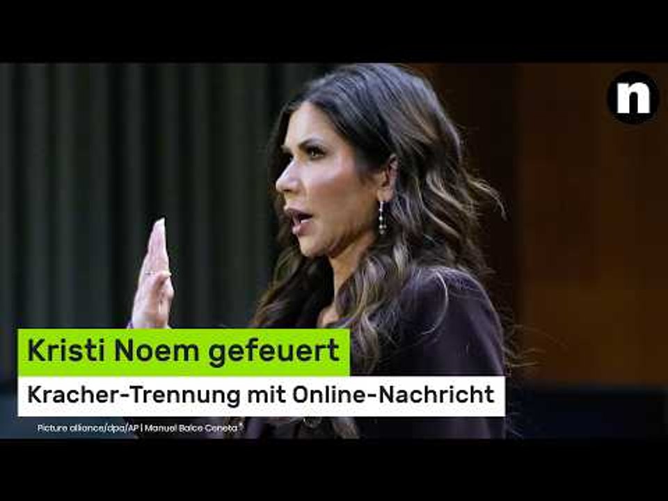Kristi Noem gefeuert: Donald Trump vollzieht Kracher-Trennung mit Online-Nachricht