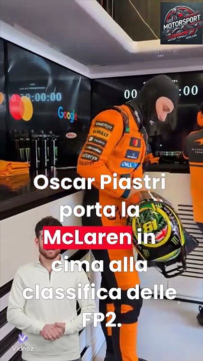 FP2 Piastri vola, Verstappen KO! 🏎️🔥 #piastri #mclaren  #f1