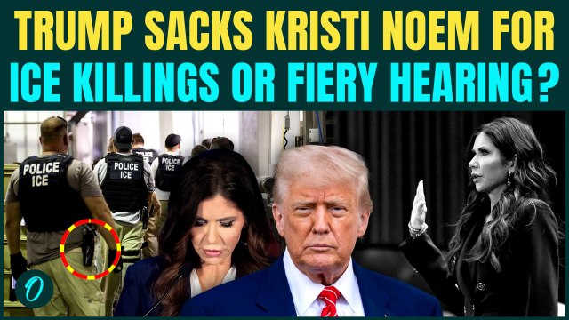Trump FIRES DHS Chief Kristi For 'THIS' Reason | ICE Murders Backfired On DHS Chief? Who Is New Boss