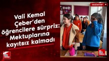 Vali Kemal Çeber'den öğrencilere sürpriz: Mektuplarına kayıtsız kalmadı