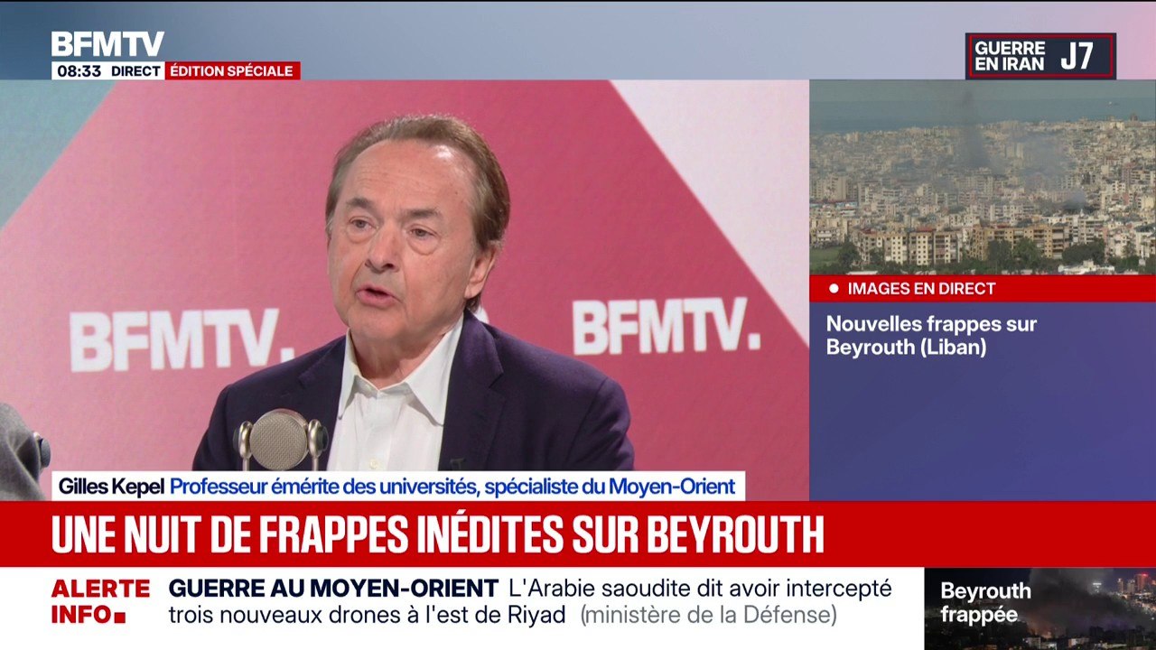 Guerre au Moyen-Orient: "Le Liban est pris au piège par la manipulation de ses communautés" affirme Gilles Kepel, professeur émérite des universités, spécialiste du Moyen-Orient