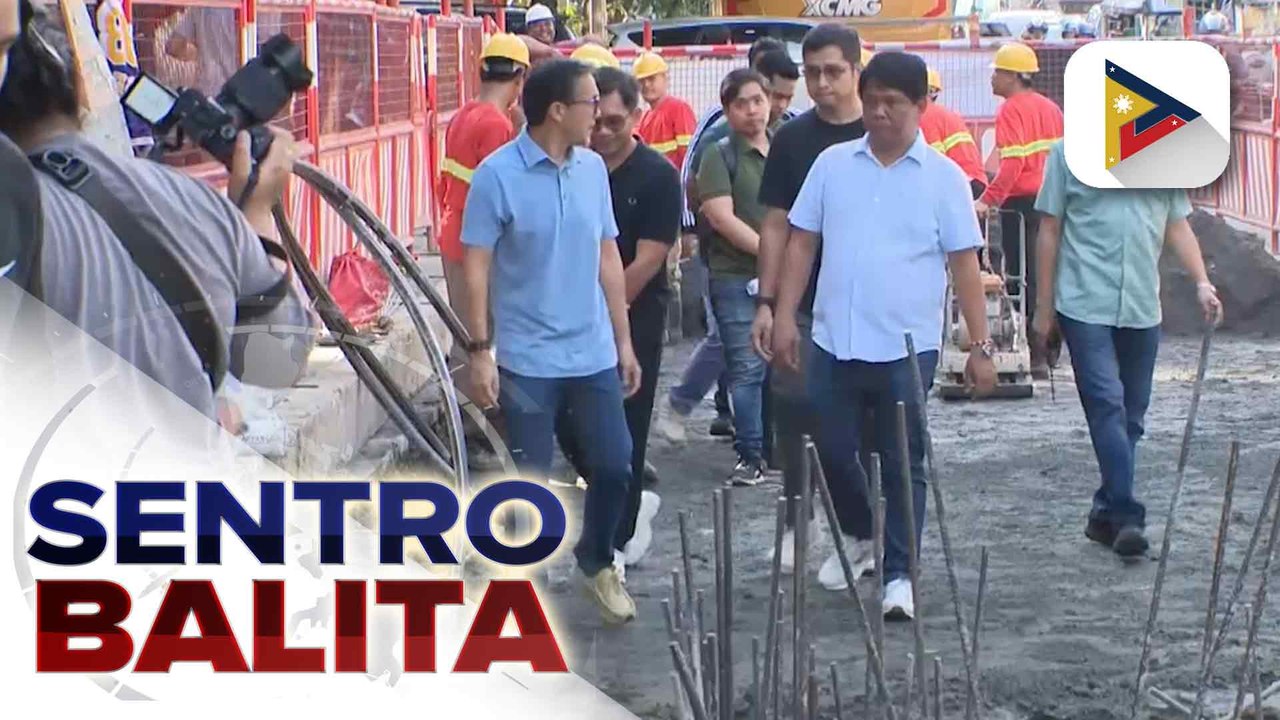 Drainage Rehabilitation Project sa Taft Ave. sa Maynila, ininspeksyon ni DPWH Sec. Dizon; naturang proyekto, inaasahang matatapos sa Abril o Marso | ulat ni Bernard Ferrer