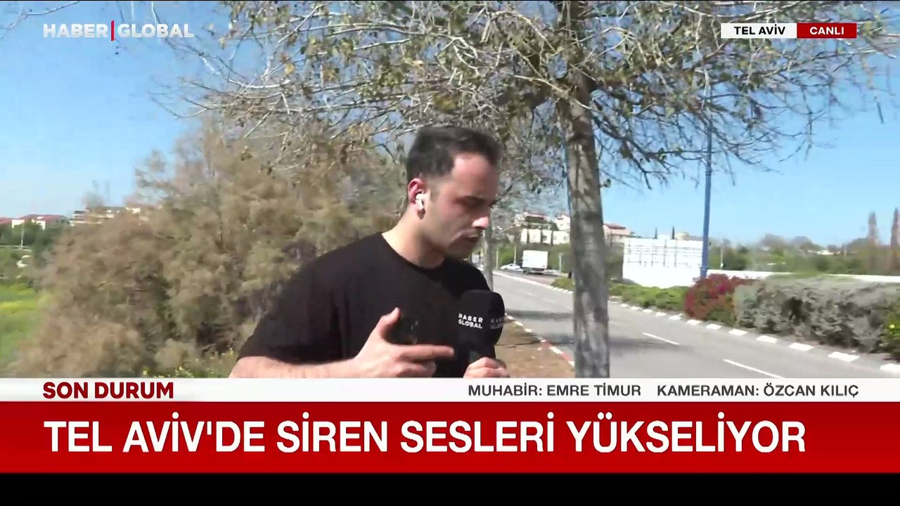 Tel Aviv’de siren sesleri yükseliyor, İran İsrail'e yeni füze attı!