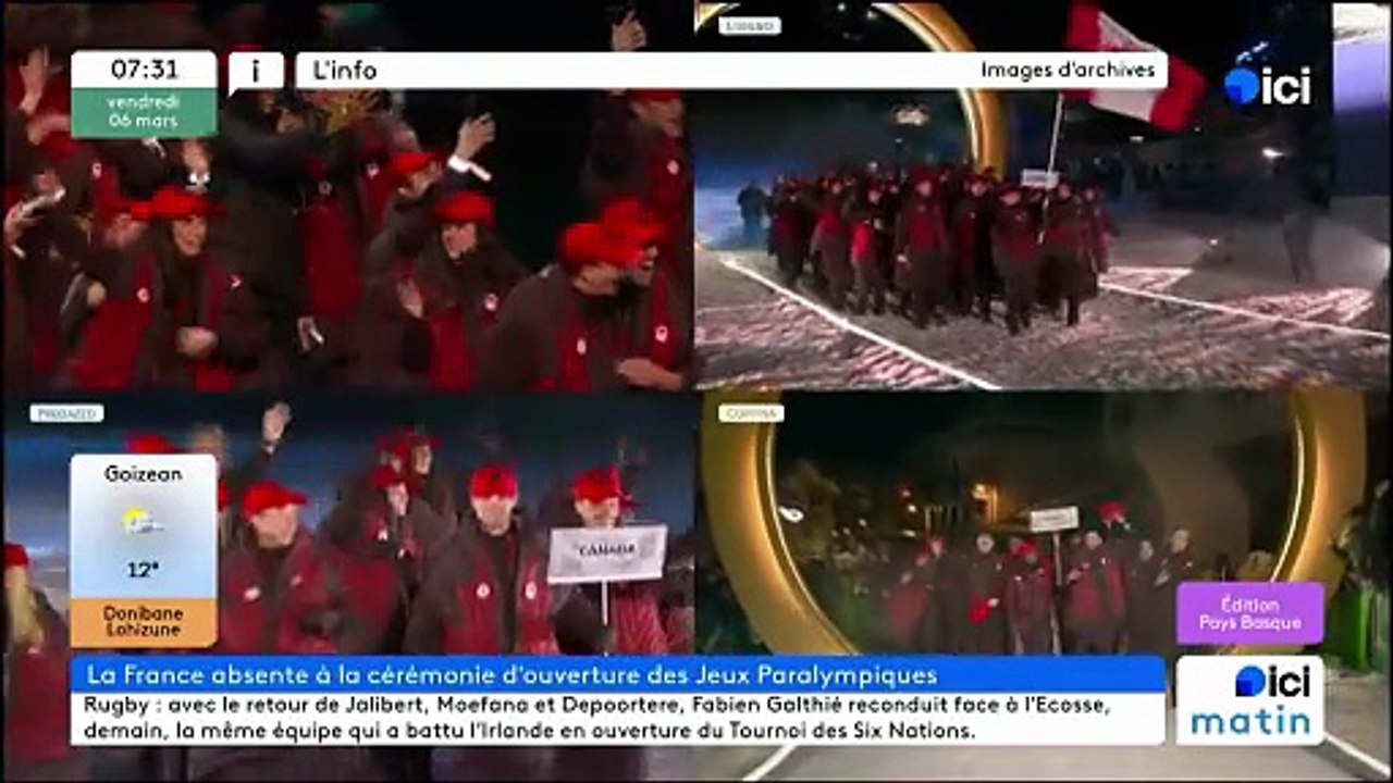 06/03/2026 - ici matin par ici Pays Basque en vidéo
