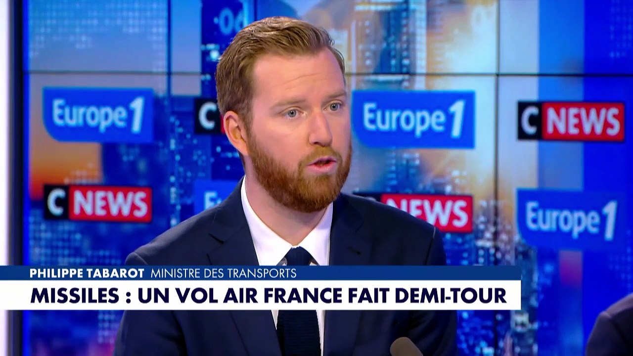 Guerre au Moyen - Orient : «Nous allons continuer ces vols de rapatriement mais dans les meilleures conditions de sécurité optimum» affirme le ministre des transports Philippe Tabarot