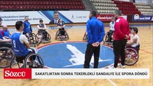 İzmirli kadın sporcu, sakatlık sonrası tekerlekli sandalyeyle spora döndü