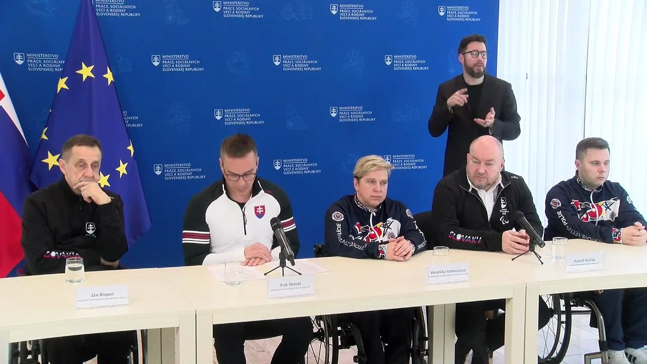 ZÁZNAM: Paralympijské/deaflympijské: Nové centrum má zaručiť profesionálnu podporu