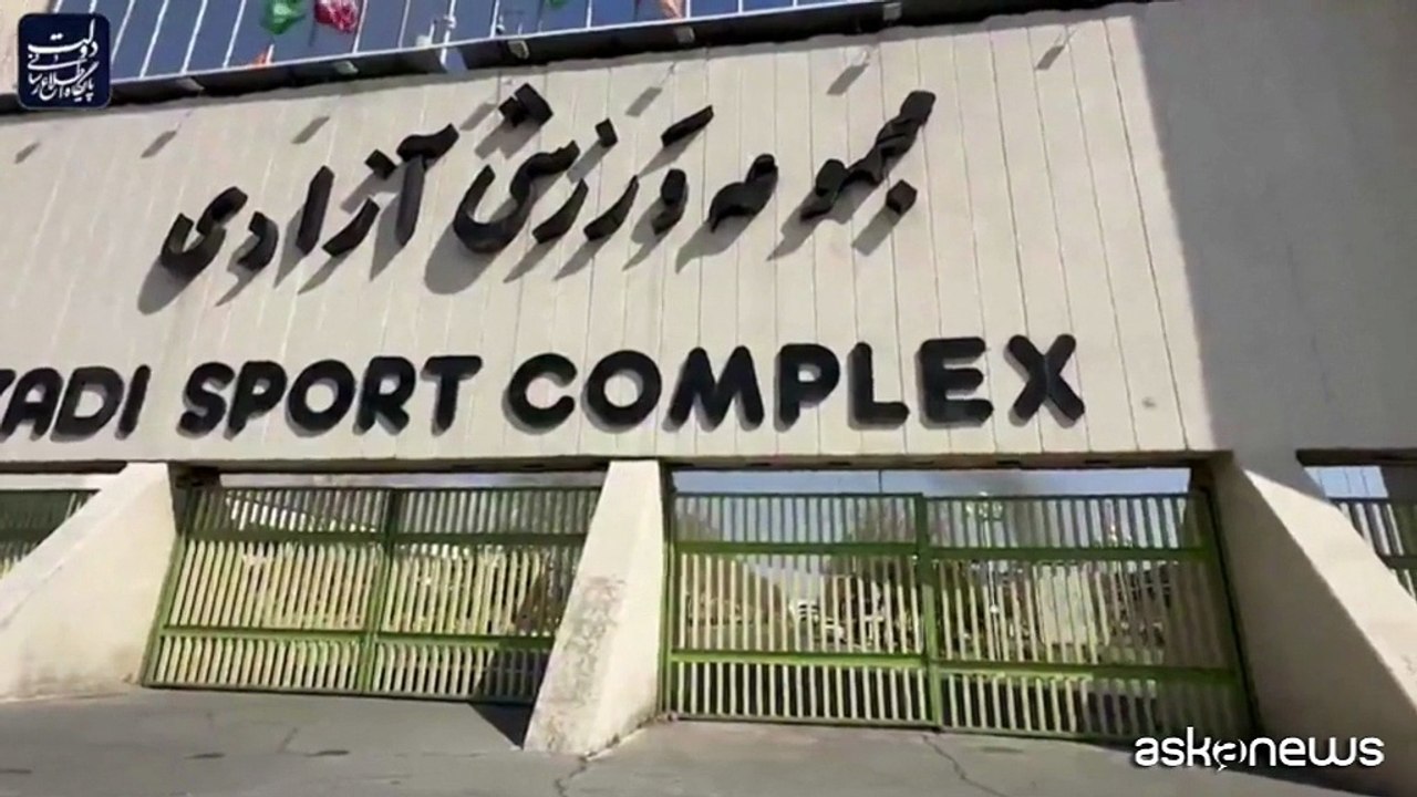 A Teheran lo stadio distrutto dagli attacchi di Usa e Israele