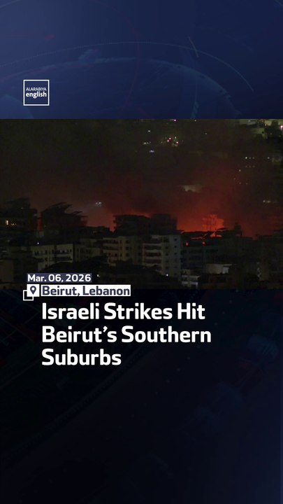 Israeli Strikes Hit Beirut’s Southern Suburbs