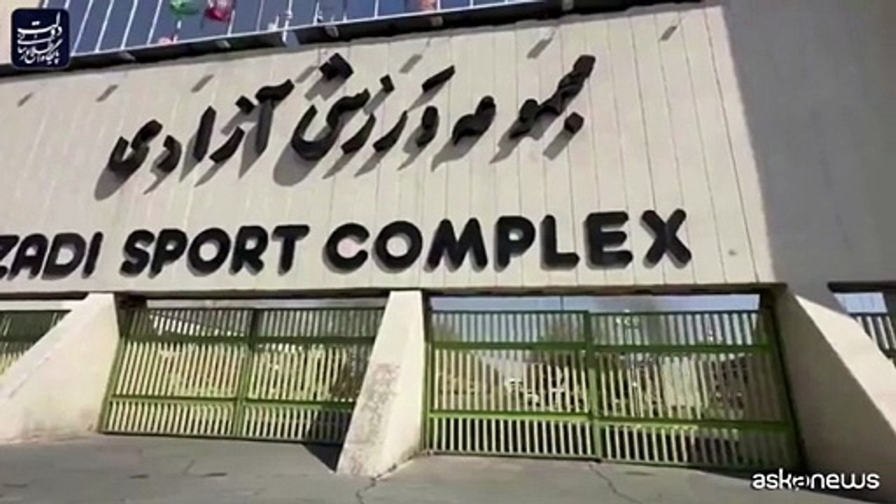A Teheran lo stadio distrutto dagli attacchi di Usa e Israele
