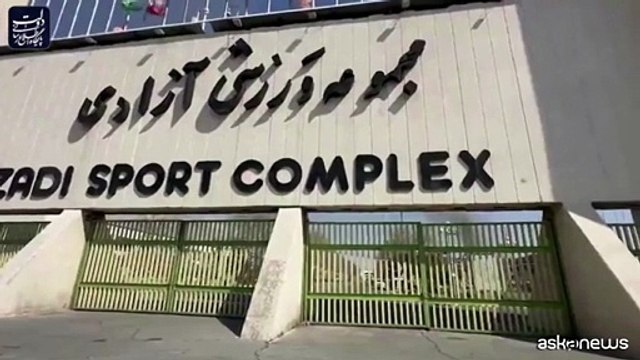 A Teheran lo stadio distrutto dagli attacchi di Usa e Israele