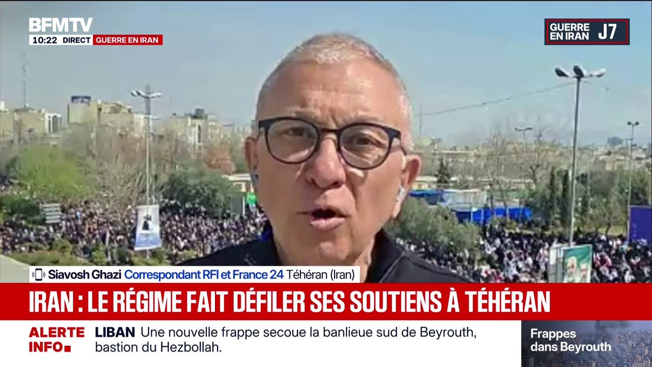 Guerre au Moyen-Orient: un rassemblement pro-régime a actuellement lieu à Téhéran, en Iran
