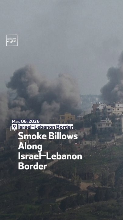 Smoke Billows Along Israel–Lebanon Border
