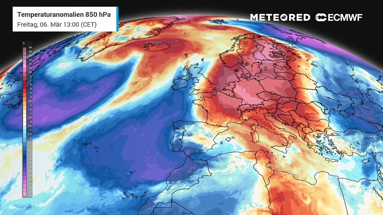 Über das Wochenende hinaus bleiben die warmen Höhenluftmassen erhalten!