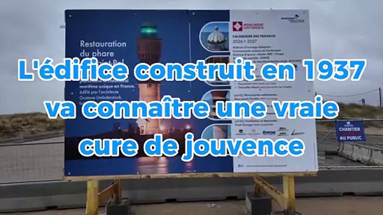 Cure de jouvence pour le phare de Saint-Pol, les travaux sont lancés