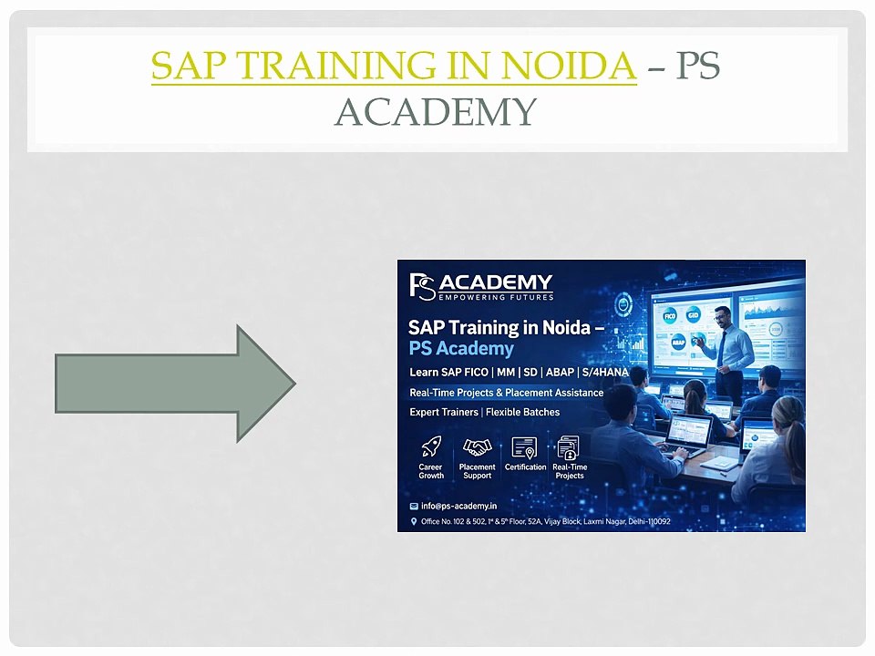 Complete Guide to SAP Training in Noida
