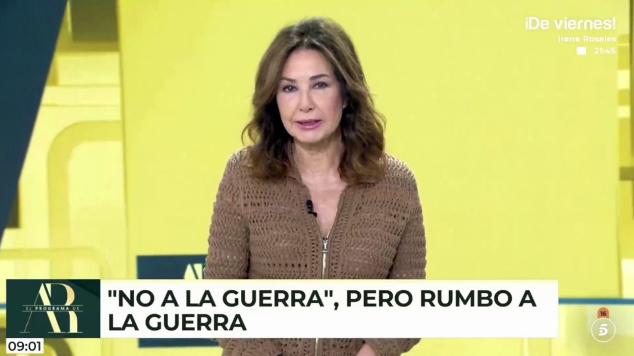 Ana Rosa deja en bolas el discurso buenista de Sánchez: “Es la versión internacional del 'Nunca pactaré con Bildu'”