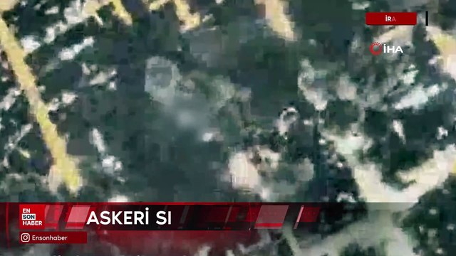 israil savaş uçakları Tahran'da Hamaney'in yeraltı askeri sığınağını vurdu