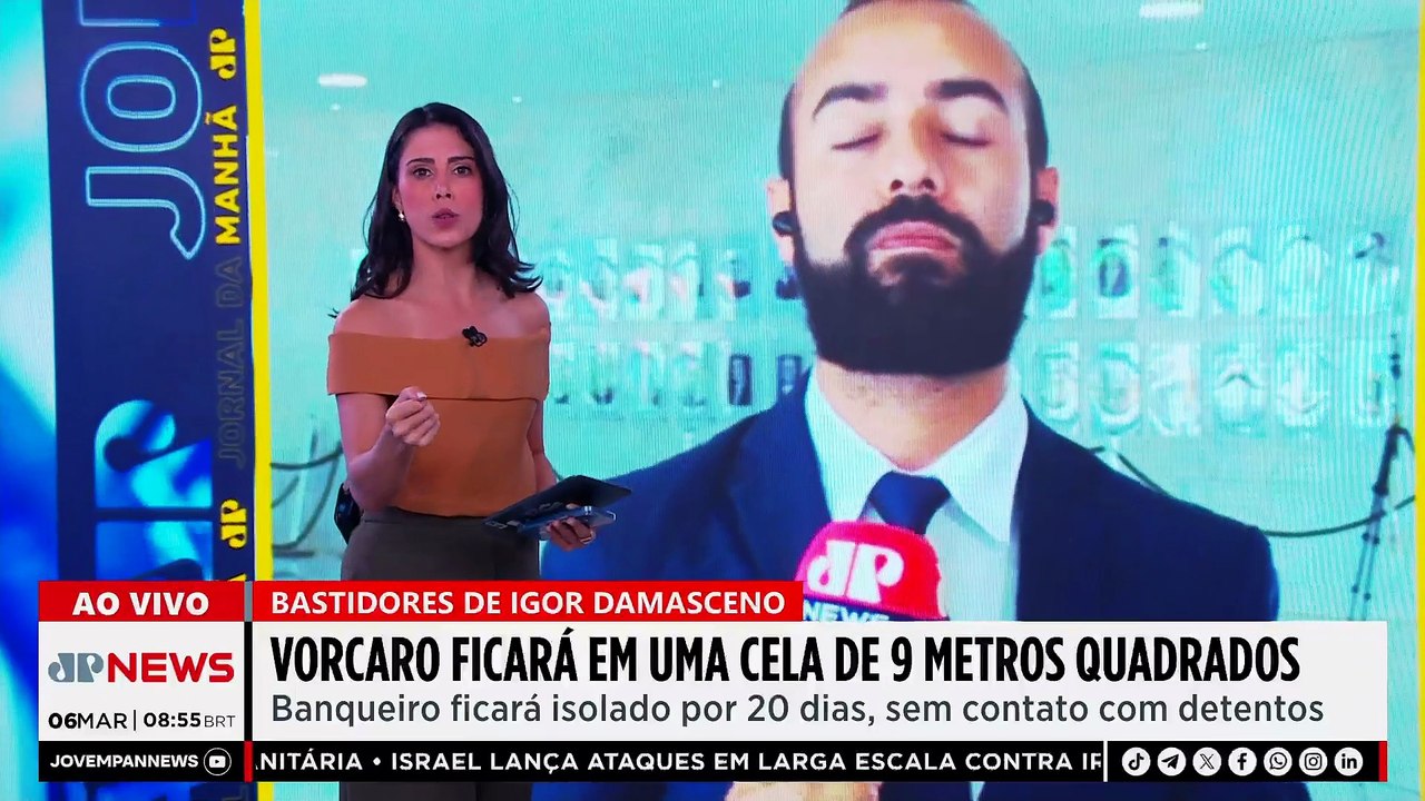 Vorcaro ficará em cela de 9 m² no presídio federal de Brasília