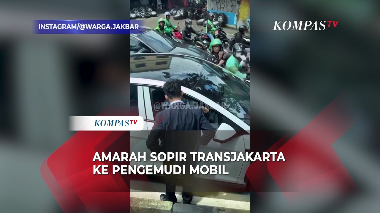 Pramudi Cekcok dengan Pengemudi Mobil yang Terobos Busway, Transjakarta Buka Suara