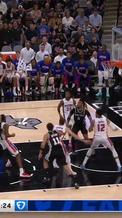 🔥 Les Spurs continuent de rouler sur la NBA ! Cette nuit, San Antonio s’impose 121-106 contre les Pistons avec un énorme Victor Wembanyama : 38 points, 16 rebonds et 5 contres