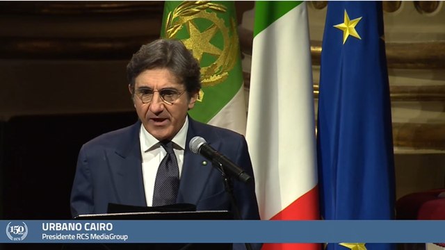 Urbano Cairo: «Indipendenza e rigore, il Corriere è patrimonio del Paese»