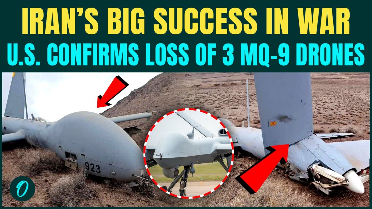 Iran BOOMS 3 U.S MQ-9 Reaper Drones? IRGC Releases Shootdown Footage | U.S. Jets FLEE Fearing Shahed