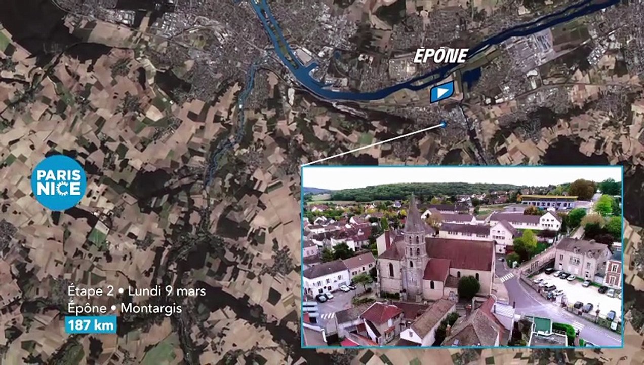 Paris-Nice 2026, étape 2 : Épône - Montargis, parcours, profil et horaire - Cyclisme - Paris-Nice