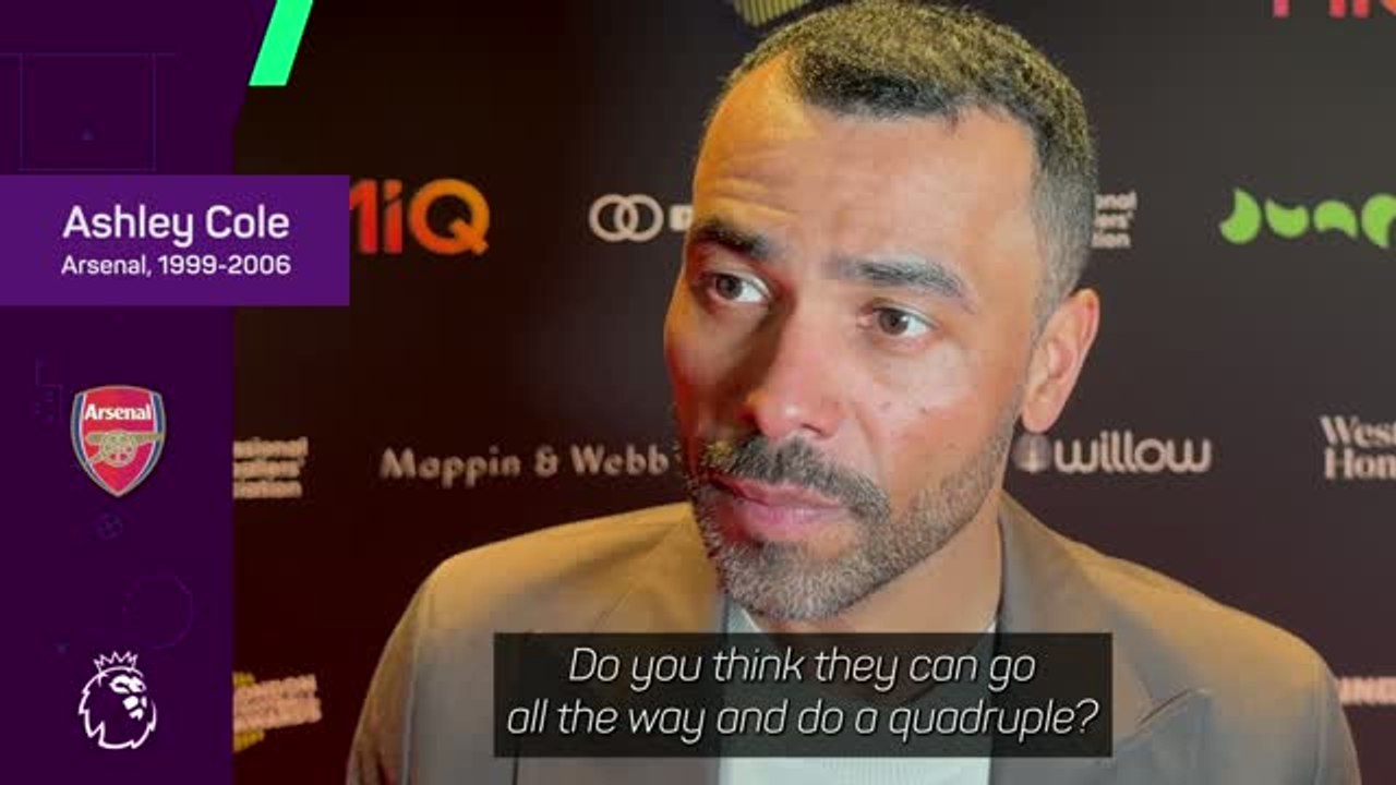 'Why not?' - Ashley Cole believes Arsenal could win the quadruple