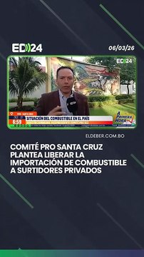 Comité pro Santa Cruz plantea liberar la importación de combustible a surtidores privados
