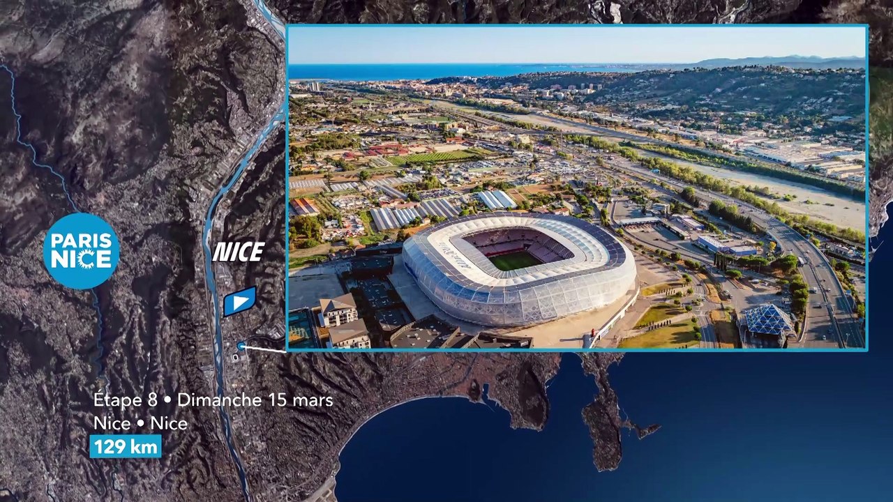 Paris-Nice 2026, étape 8 : Nice - Nice (Allianz Riviera), parcours, profil et horaire - Cyclisme - Paris-Nice