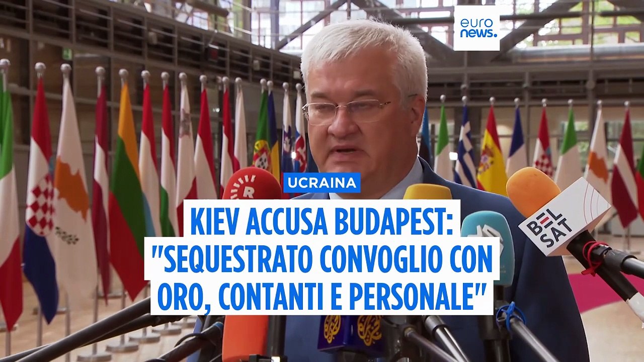 L'Ucraina accusa l'Ungheria di aver sequestrato un convoglio che trasportava oro, contanti e personale