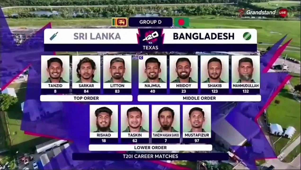 Sri Lanka vs Bangladesh | 7 June 2024 | Full Match Highlights | All Boundaries & Wickets | 2024 ICC Men's T20 World Cup | HD