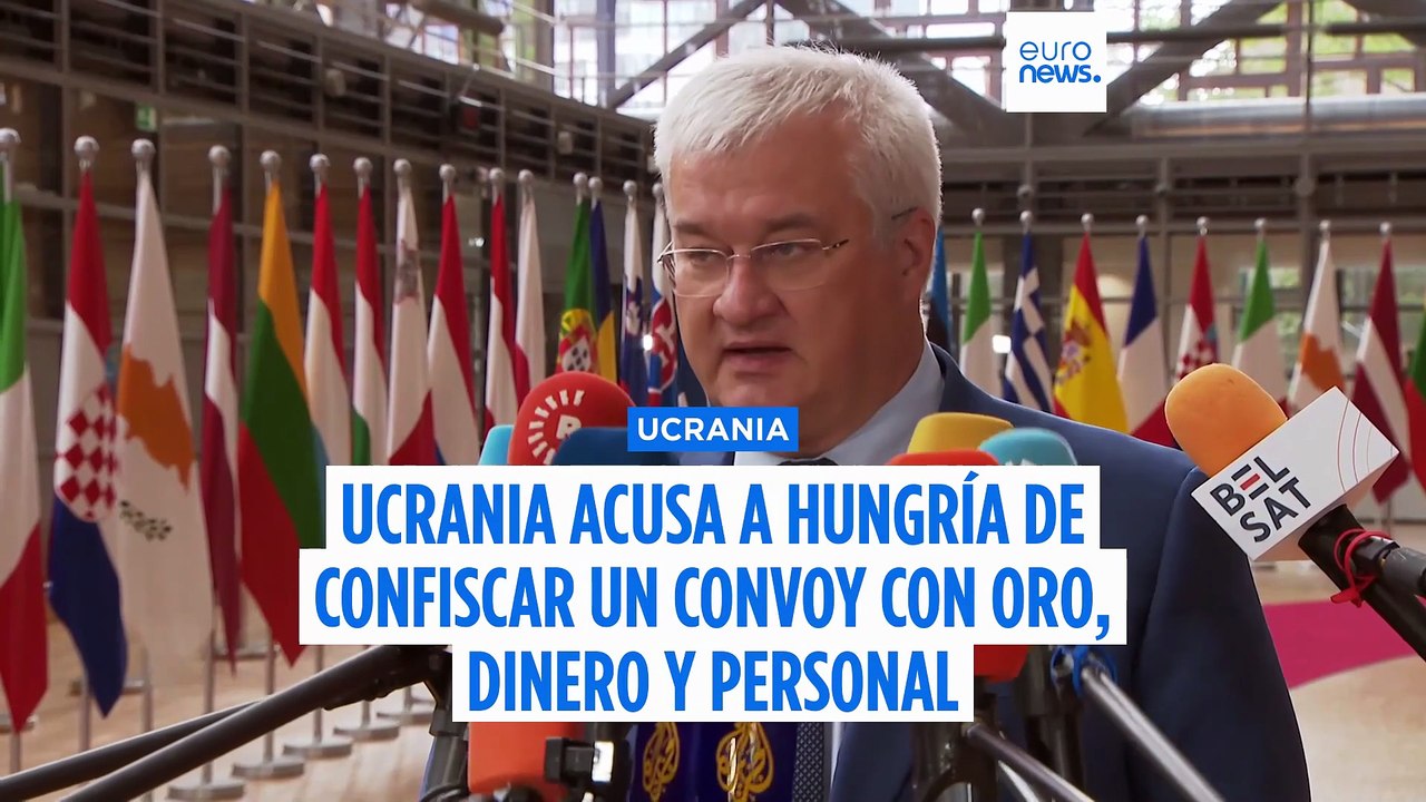 Ucrania acusa a Hungría de confiscar un convoy bancario que transportaba oro y dinero en efectivo