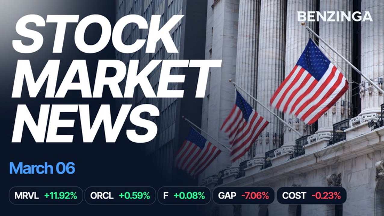 Stock Market Today: Dow Jones, S&P 500 Futures Tumble Ahead Of February Employment Data—Marvell Technology, Gap, Oracle In Focus