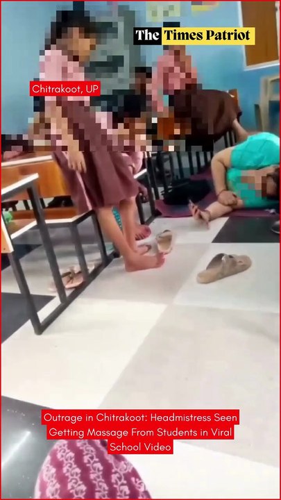 Outrage in Chitrakoot: Headmistress Seen Getting Massage From Students in Viral School Video