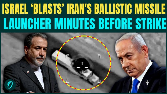 Iran Missile Strike FOILED? IDF Airstrikes Wipe Out Launchers Just Minutes Before Fire | VIDEO