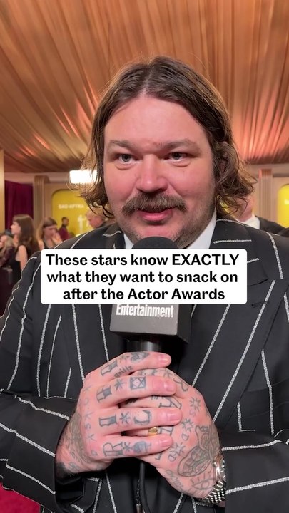 These Stars Know Exactly What They Want to Snack on After the Actor Awards