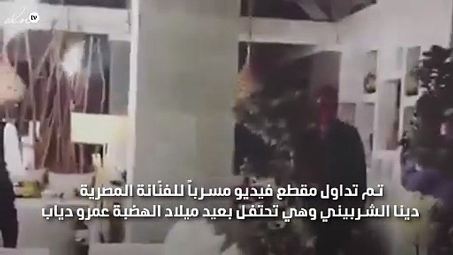 لأول مرة فيديو مسرب يكشف العلاقة بين عمرو دياب ودينا الشربيني