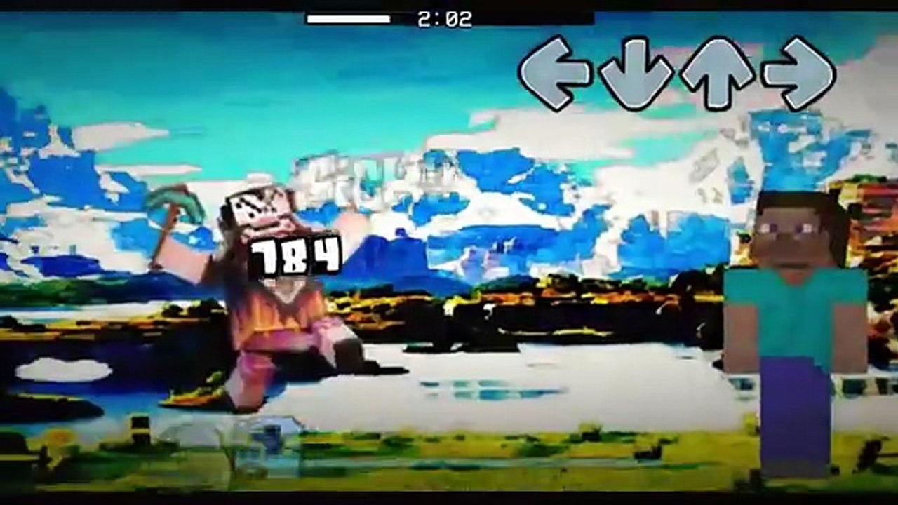 I AM STEVE w- Lyrics & Cutscenes (A Minecraft Aethos) - Friday Night Funkin'