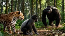 🔥 When the Jungle King Defends His Family,