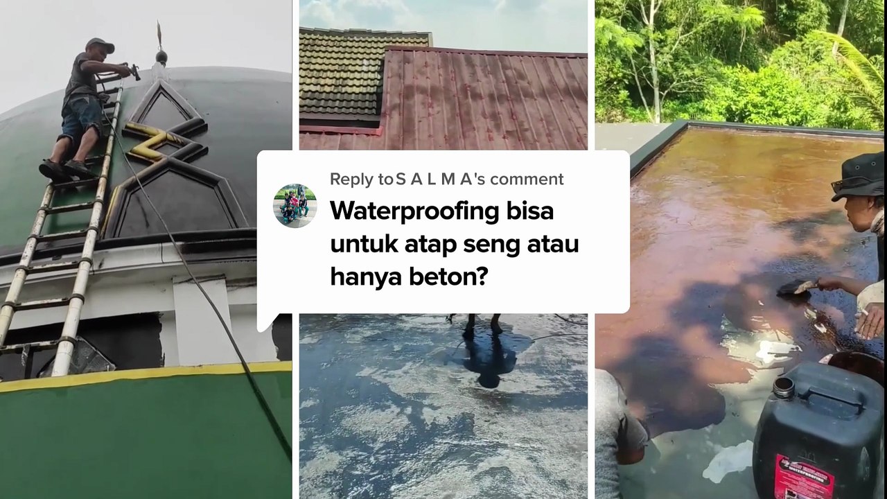 Waterproofing Bisa Untuk Atap Seng atau Hanya Beton | Jasa Waterproofing Atap Seng Terbaik Saat Ini