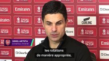 Arteta : "Utiliser des rotations de manière appropriée"