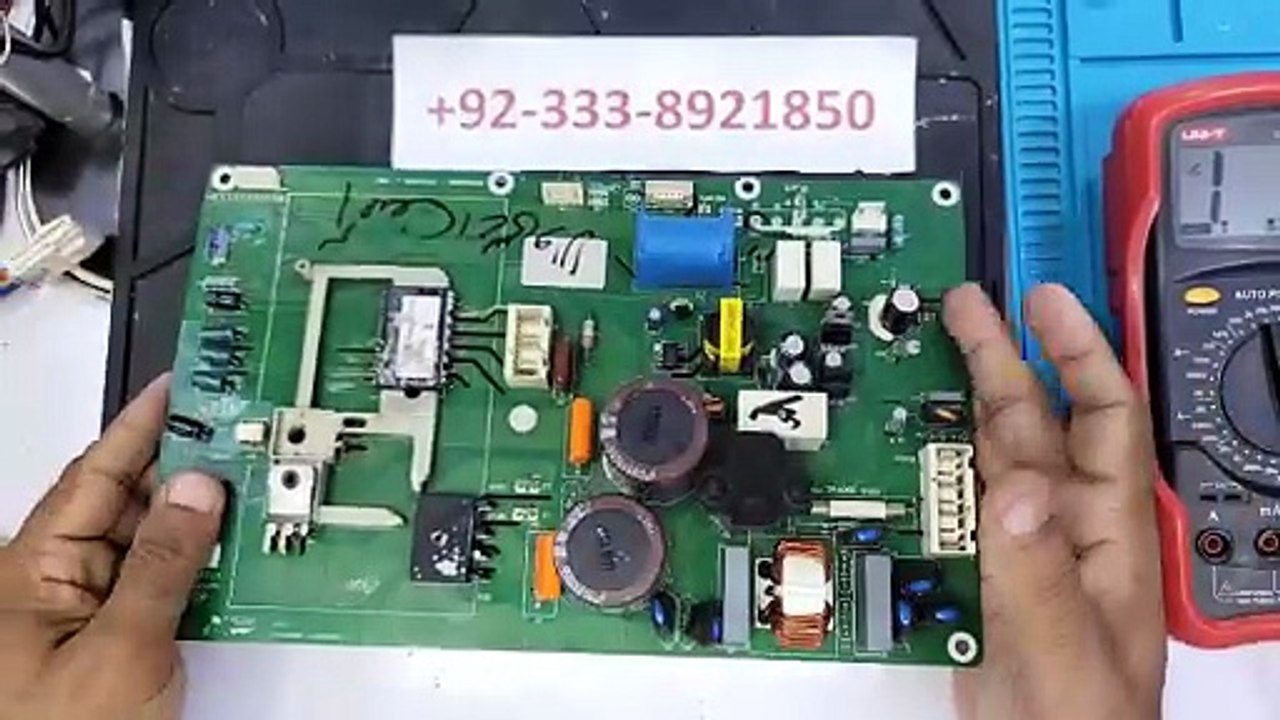 Haier Dc inverter ac F1 E7 error outdoor pcb Dc inverter ac pcb best repairing channel Babar