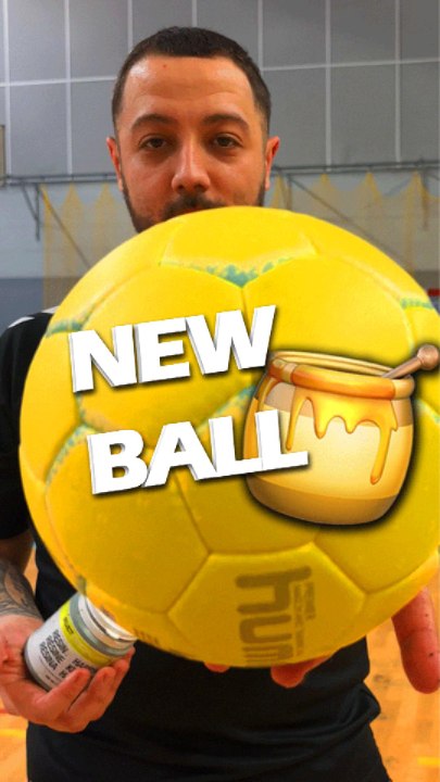 New ball 🤾🏻‍♂️🍯 #Handball #Asmr #sports