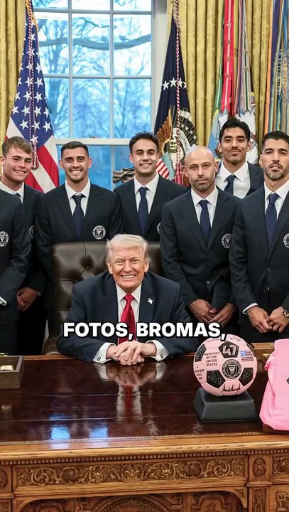 Trump recibe al Inter Miami CF en la Casa Blanca para celebrar su título de LALIGA.