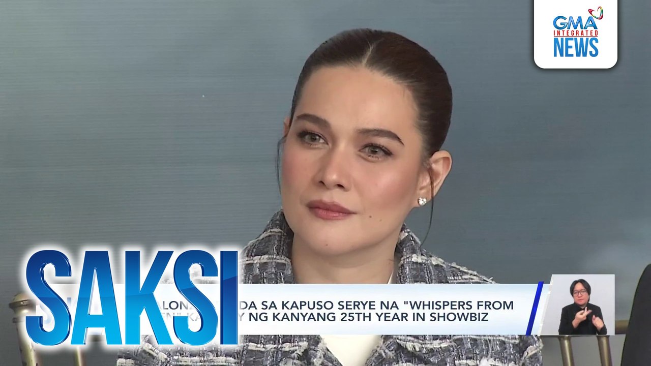 Bea Alonzo, bibida sa kapuso serye na "Whispers from Heaven" kasabay ng kanyang 25th year in showbiz | Saksi